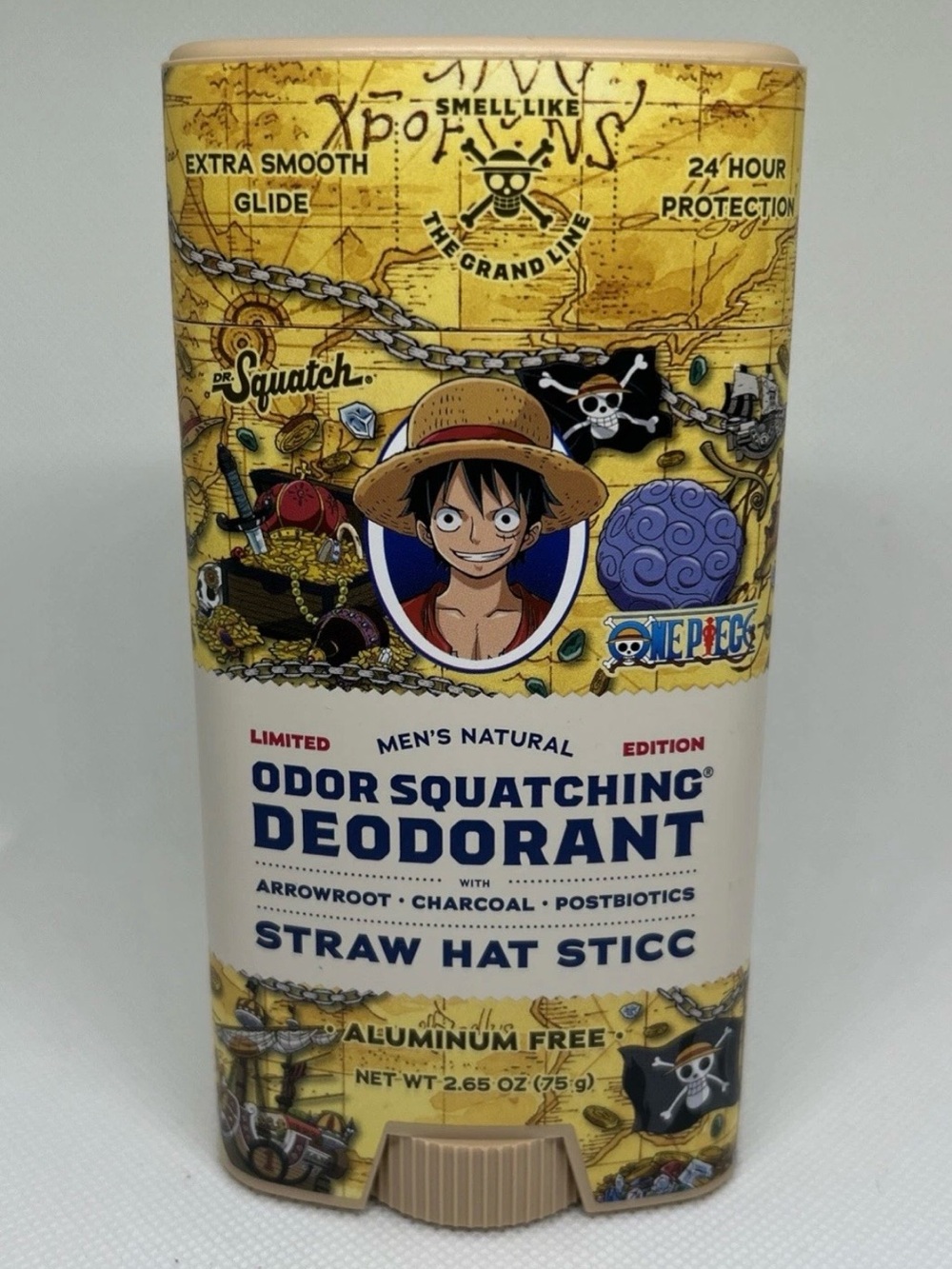 Dr. Squatch Straw Hat Sticc Odor Squatching Deodorant - Yellow